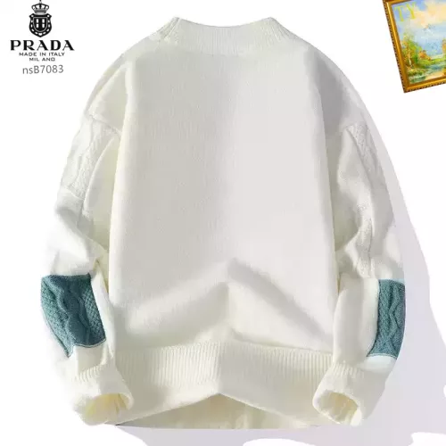 Replica Prada Sweater Long Sleeved For Men #1278827 $48.00 USD for Wholesale