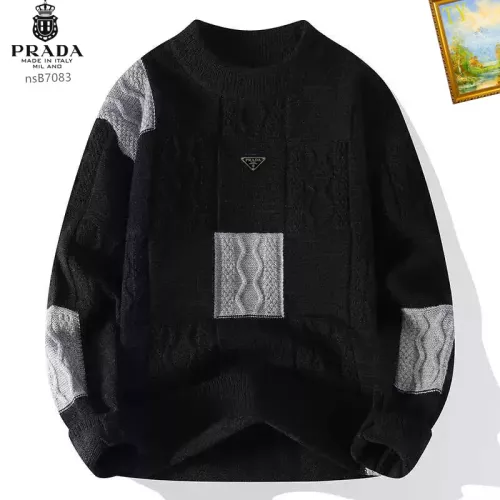 Cheap Prada Sweater Long Sleeved For Men #1278829, $$48.00 USD On Prada Sweater