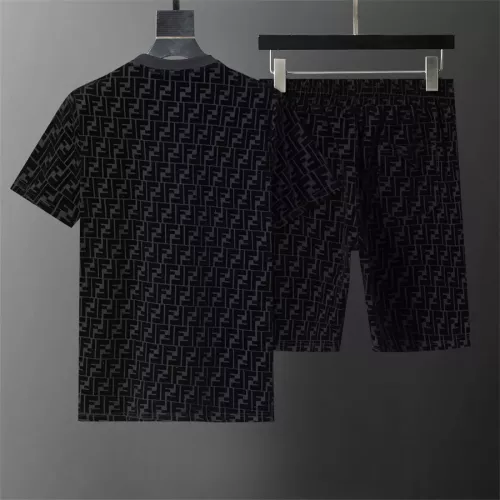 Replica Fendi Tracksuits Short Sleeved For Men #1278867 $42.00 USD for Wholesale