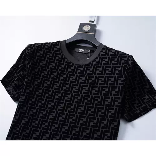 Replica Fendi Tracksuits Short Sleeved For Men #1278867 $42.00 USD for Wholesale