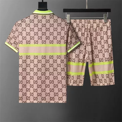 Replica Gucci Tracksuits Short Sleeved For Men #1278871 $45.00 USD for Wholesale