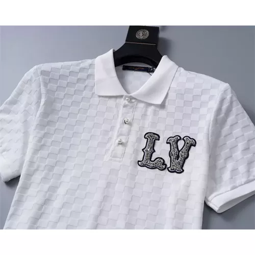 Replica Louis Vuitton LV Tracksuits Short Sleeved For Men #1278876 $45.00 USD for Wholesale