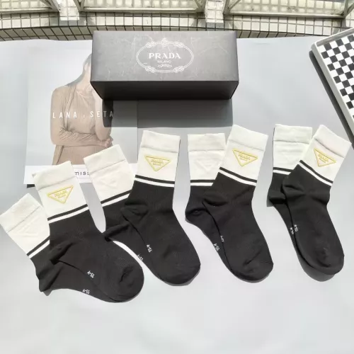 Replica Prada Socks #1278906 $27.00 USD for Wholesale