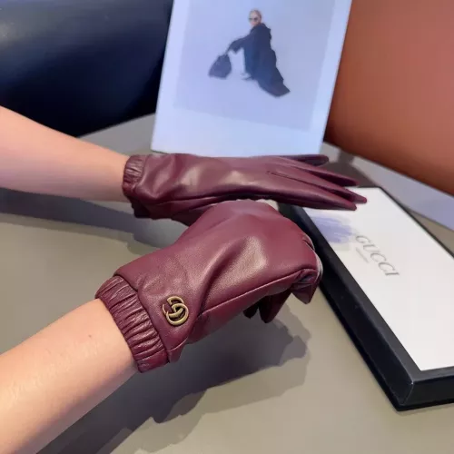 Replica Gucci Gloves For Women #1279020 $45.00 USD for Wholesale