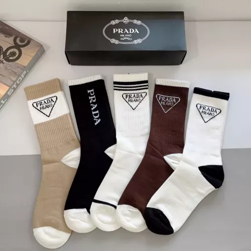 Replica Prada Socks For Men #1279037 $29.00 USD for Wholesale