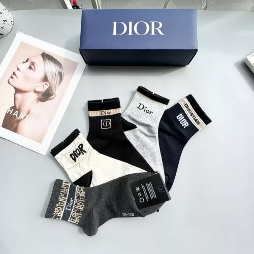 Replica Christian Dior Socks #1279214 $25.00 USD for Wholesale