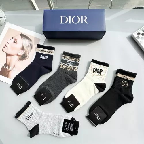 Replica Christian Dior Socks #1279214 $25.00 USD for Wholesale