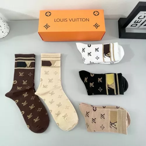 Replica Louis Vuitton LV Socks #1279235 $29.00 USD for Wholesale