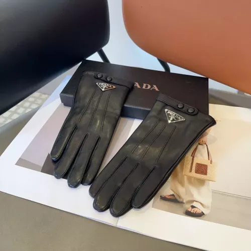 Replica Prada Gloves For Women #1279244 $45.00 USD for Wholesale