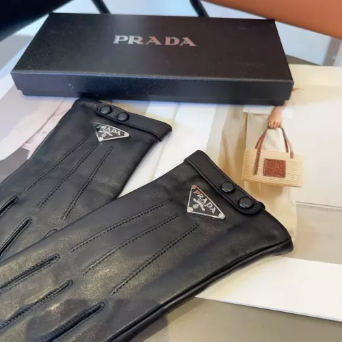 Replica Prada Gloves For Women #1279244 $45.00 USD for Wholesale