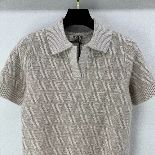 Replica Fendi Sweaters Short Sleeved For Women #1279459 $102.00 USD for Wholesale