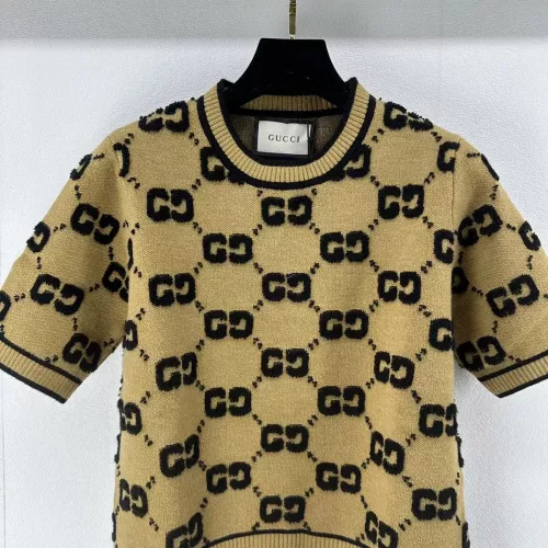 Replica Gucci Sweaters Short Sleeved For Women #1279465 $92.00 USD for Wholesale