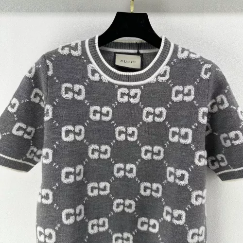 Replica Gucci Sweaters Short Sleeved For Women #1279467 $92.00 USD for Wholesale