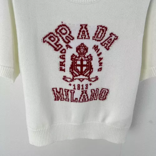 Replica Prada Sweater Short Sleeved For Women #1279499 $80.00 USD for Wholesale