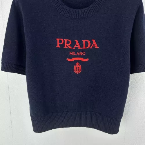 Replica Prada Sweater Short Sleeved For Women #1279501 $80.00 USD for Wholesale