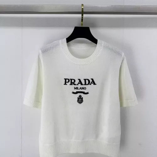 Cheap Prada Sweater Short Sleeved For Women #1279502, $$80.00 USD On Prada Sweater