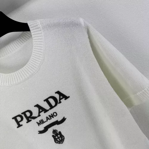 Replica Prada Sweater Short Sleeved For Women #1279502 $80.00 USD for Wholesale