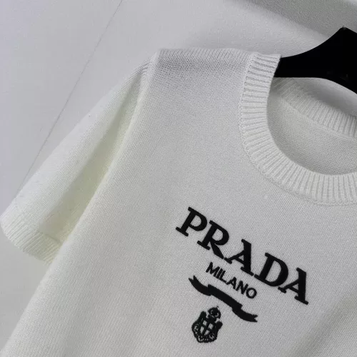 Replica Prada Sweater Short Sleeved For Women #1279502 $80.00 USD for Wholesale