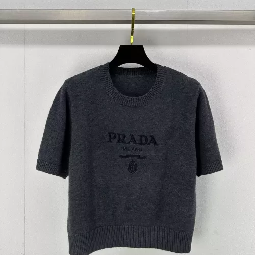 Cheap Prada Sweater Short Sleeved For Women #1279503, $$80.00 USD On Prada Sweater