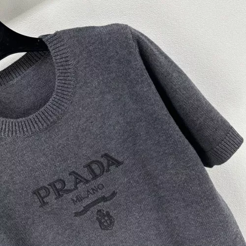 Replica Prada Sweater Short Sleeved For Women #1279503 $80.00 USD for Wholesale