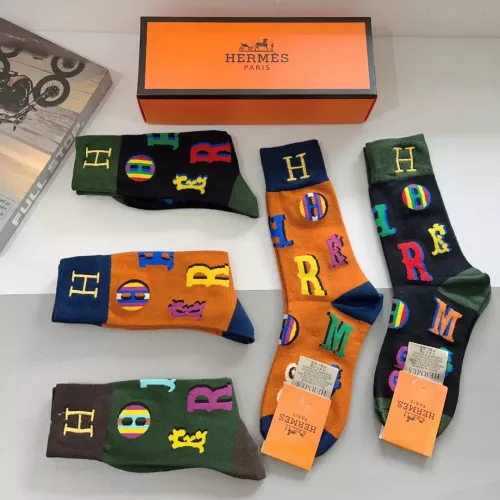 Replica Hermes Socks #1279657 $29.00 USD for Wholesale