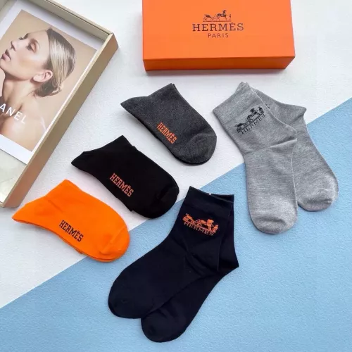 Replica Hermes Socks #1279694 $25.00 USD for Wholesale