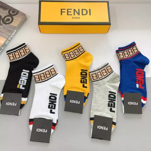 Replica Fendi Socks #1279695 $27.00 USD for Wholesale