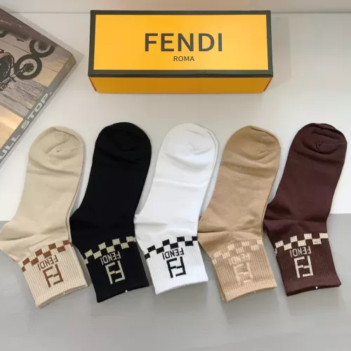 Replica Fendi Socks #1279696 $27.00 USD for Wholesale