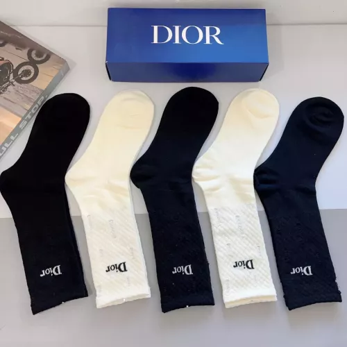 Replica Christian Dior Socks For Men #1279699 $29.00 USD for Wholesale