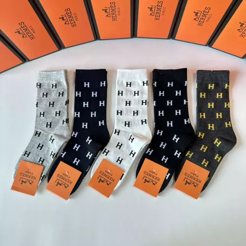 Replica Hermes Socks #1279709 $29.00 USD for Wholesale