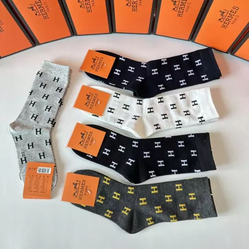 Replica Hermes Socks #1279709 $29.00 USD for Wholesale