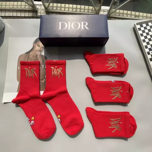 Replica Christian Dior Socks #1279720 $29.00 USD for Wholesale