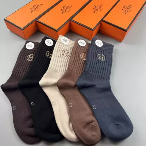 Replica Hermes Socks #1279722 $29.00 USD for Wholesale