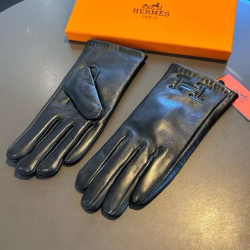 Replica Hermes Gloves For Women #1279776 $45.00 USD for Wholesale