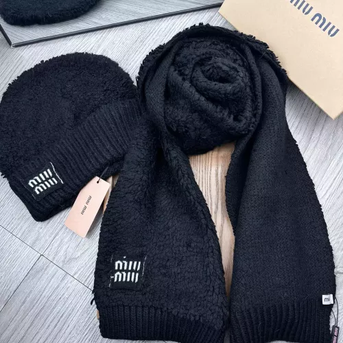 Replica MIU MIU Hat and Scarf Set #1279796 $52.00 USD for Wholesale