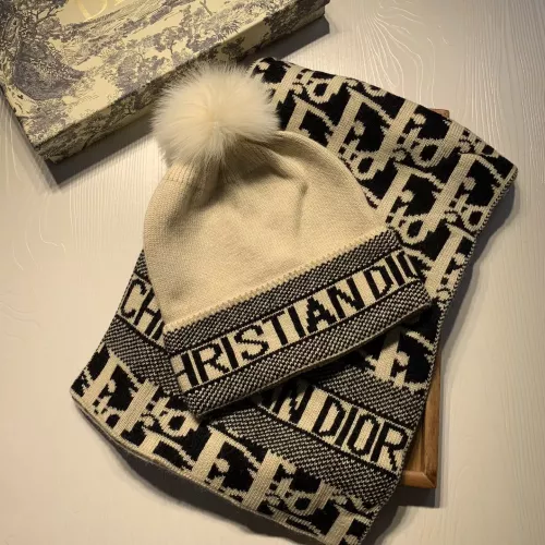 Cheap Christian Dior Hat and Scarf Set #1279804, $$60.00 USD On Christian Dior Hat and Scarf and Glove Set