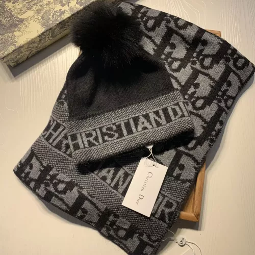 Cheap Christian Dior Hat and Scarf Set #1279807, $$60.00 USD On Christian Dior Hat and Scarf and Glove Set