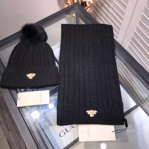 Cheap Gucci Hat and Scarf Set #1279865, $$56.00 USD On Gucci Hat and Scarf and Glove Set