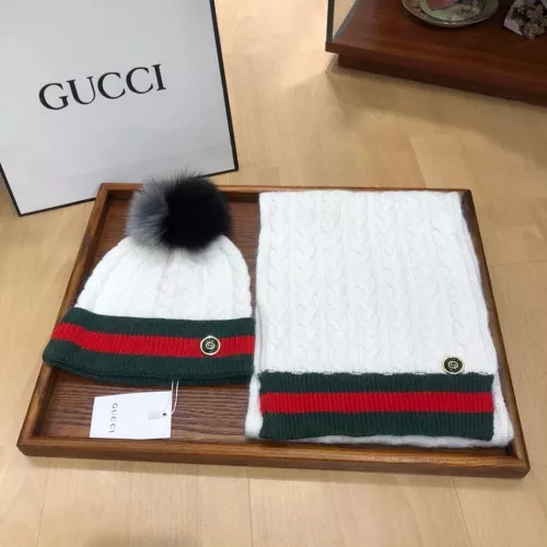 Cheap Gucci Hat and Scarf Set #1279871, $$56.00 USD On Gucci Hat and Scarf and Glove Set