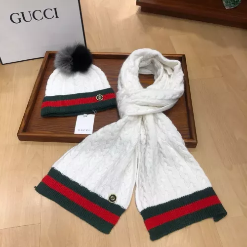 Replica Gucci Hat and Scarf Set #1279871 $56.00 USD for Wholesale