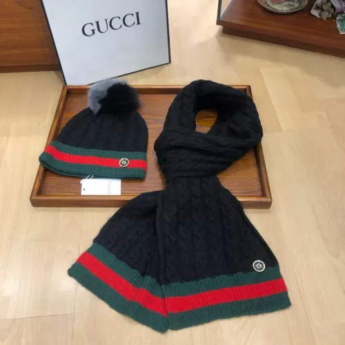 Replica Gucci Hat and Scarf Set #1279872 $56.00 USD for Wholesale