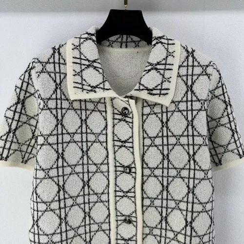 Replica Christian Dior Sweaters Short Sleeved For Women #1279875 $96.00 USD for Wholesale