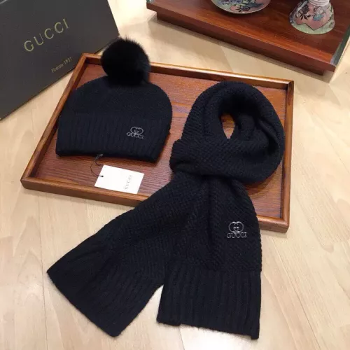 Replica Gucci Hat and Scarf Set #1279876 $56.00 USD for Wholesale