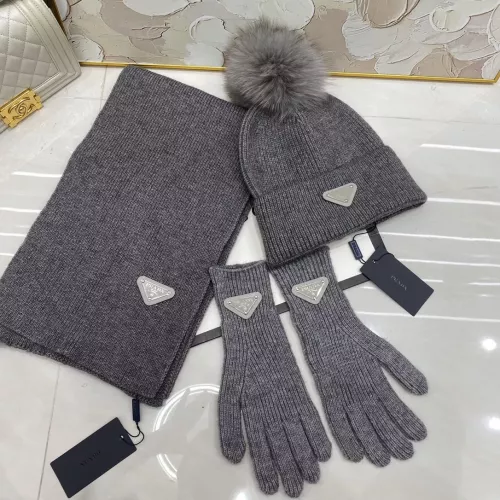 Cheap Prada Hat and Scarf and Glove Set #1279932, $$48.00 USD On Prada Hat and Scarf and Glove Set