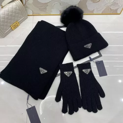 Cheap Prada Hat and Scarf and Glove Set #1279933, $$48.00 USD On Prada Hat and Scarf and Glove Set