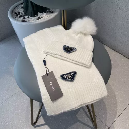 Cheap Prada Hat and Scarf Set #1279935, $$60.00 USD On Prada Hat and Scarf and Glove Set