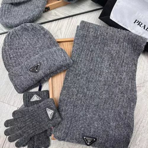 Cheap Prada Hat and Scarf and Glove Set #1279942, $$52.00 USD On Prada Hat and Scarf and Glove Set