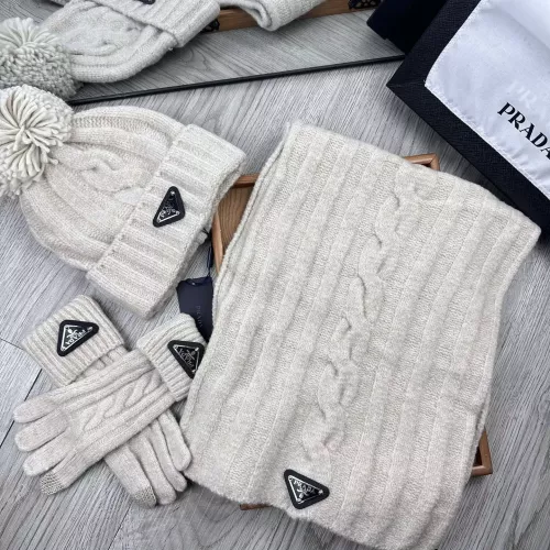 Cheap Prada Hat and Scarf and Glove Set #1279945, $$52.00 USD On Prada Hat and Scarf and Glove Set