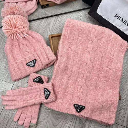 Cheap Prada Hat and Scarf and Glove Set #1279950, $$52.00 USD On Prada Hat and Scarf and Glove Set