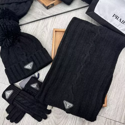 Cheap Prada Hat and Scarf and Glove Set #1279952, $$52.00 USD On Prada Hat and Scarf and Glove Set